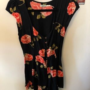 Urban outfitters floral romper